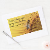 Sticker Rectangulaire Apiculture Entreprise de Miel (Enveloppe)