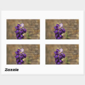 Sticker Rectangulaire Apocalypse 21:4 (Feuille)