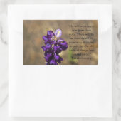 Sticker Rectangulaire Apocalypse 21:4 (Sac)