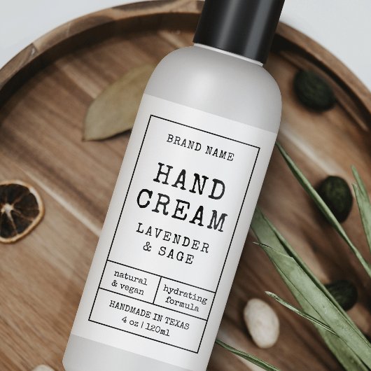 Sticker Rectangulaire Apothécaire vintage 4 OZ 120ml Cosmo Bottle Étique