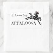 Sticker Rectangulaire Appaloosa (Sac)