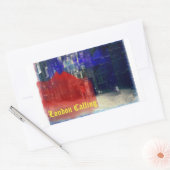 Sticker Rectangulaire Appel de Londres (Enveloppe)