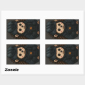 STICKER RECTANGULAIRE APPEL DU DEVOIR HÉRISSON (Feuille)