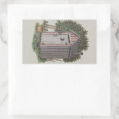 Sticker Rectangulaire Apple Orchard Outhouse (Sac)