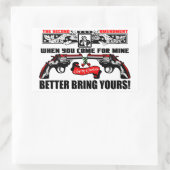 Sticker Rectangulaire Apporte Le Vôtre ! (Sac)