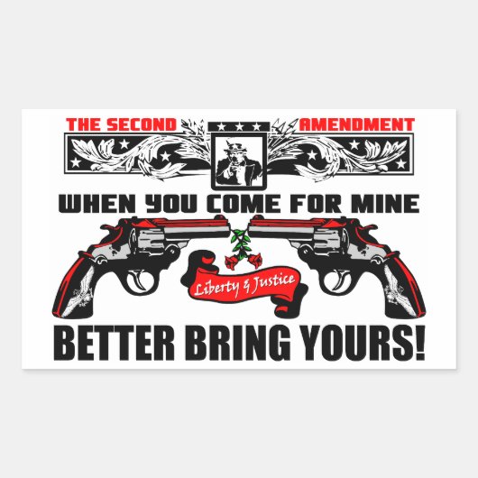 Sticker Rectangulaire Apporte Le Vôtre ! (Devant)