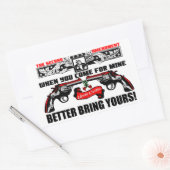 Sticker Rectangulaire Apporte Le Vôtre ! (Enveloppe)