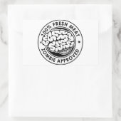 Sticker Rectangulaire Approuvé par Zombie (Sac)