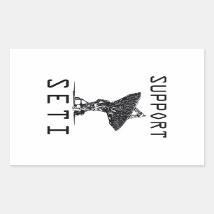 Sticker Rectangulaire Appui SETI