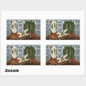 Sticker Rectangulaire Après la danse du rodéo ~ (Feuille)