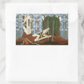 Sticker Rectangulaire Après la danse du rodéo ~ (Sac)