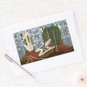 Sticker Rectangulaire Après la danse du rodéo ~ (Enveloppe)