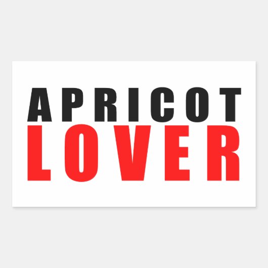Sticker Rectangulaire Apricot (Devant)