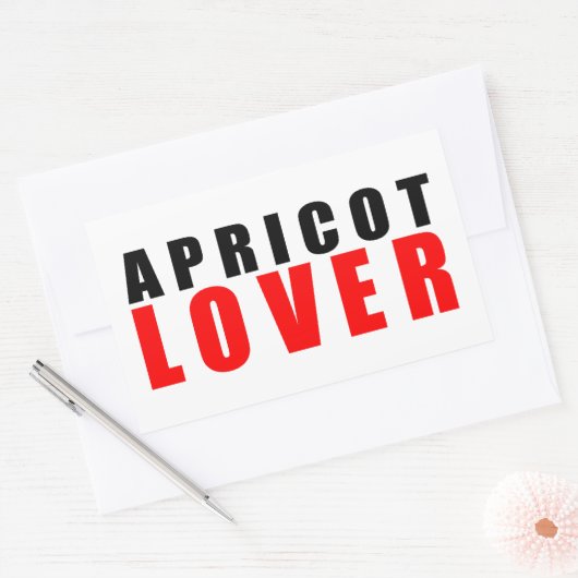 Sticker Rectangulaire Apricot (Enveloppe)