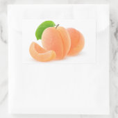 Sticker Rectangulaire Apricots frais (Sac)