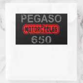 Sticker Rectangulaire Aprilia Pegaso 650 (Sac)