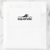 Sticker Rectangulaire Aquaholic (Sac)