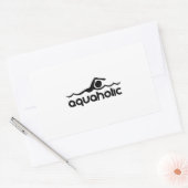 Sticker Rectangulaire Aquaholic (Enveloppe)
