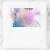 Sticker Rectangulaire Aquarelle (Sac)
