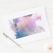 Sticker Rectangulaire Aquarelle (Enveloppe)