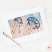 Sticker Rectangulaire Aquarelle (Enveloppe)