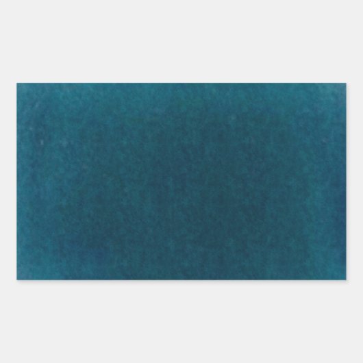 Sticker Rectangulaire Aquarelle de mer profonde - bleu Turquoise foncé e (Devant)