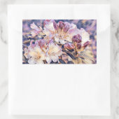 Sticker Rectangulaire Aquarelle peinture d'un son en azéée violette (Sac)