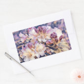 Sticker Rectangulaire Aquarelle peinture d'un son en azéée violette (Enveloppe)