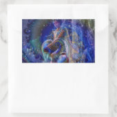 Sticker Rectangulaire Aquarius (Sac)