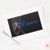 Sticker Rectangulaire Aquarius (Enveloppe)