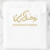 Sticker Rectangulaire Arabe islamique Ramadan Kareem (Sac)