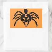 Sticker Rectangulaire Araignée (Sac)
