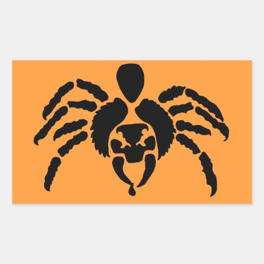 Sticker Rectangulaire Araignée (Devant)