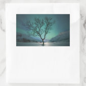 Sticker Rectangulaire Arborescence boréale (Sac)