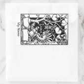 Sticker Rectangulaire Arbre bouclier (Sac)