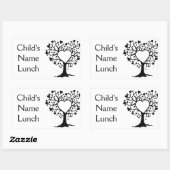 Sticker Rectangulaire Arbre cardiaque (Feuille)
