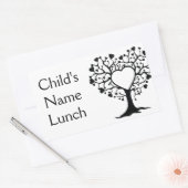 Sticker Rectangulaire Arbre cardiaque (Enveloppe)