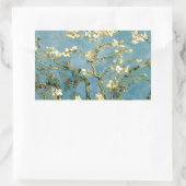Sticker Rectangulaire Arbre d'amande en fleurs par Van Gogh (Sac)