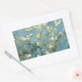 Sticker Rectangulaire Arbre d'amande en fleurs par Van Gogh (Enveloppe)