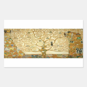 Sticker Rectangulaire Arbre de vie de Gustav Klimt