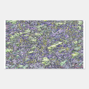 STICKER RECTANGULAIRE ARBRES