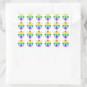 Sticker Rectangulaire Arc-en-ciel (Sac)