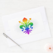 Sticker Rectangulaire Arc-en-ciel (Enveloppe)