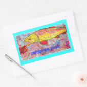 Sticker Rectangulaire arc-en-ciel (Enveloppe)