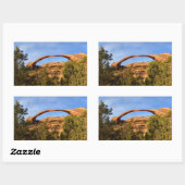 Sticker Rectangulaire Arc paysager au Parc national des Arches (Feuille)