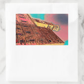 Sticker Rectangulaire Architecture italienne (Sac)