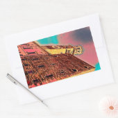 Sticker Rectangulaire Architecture italienne (Enveloppe)