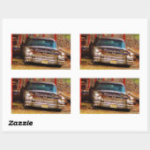Sticker Rectangulaire Argent 1963 Sadan Deville (Feuille)