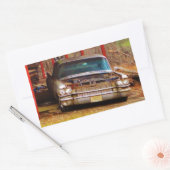 Sticker Rectangulaire Argent 1963 Sadan Deville (Enveloppe)