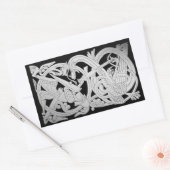 Sticker Rectangulaire Argent Sigurd (Enveloppe)